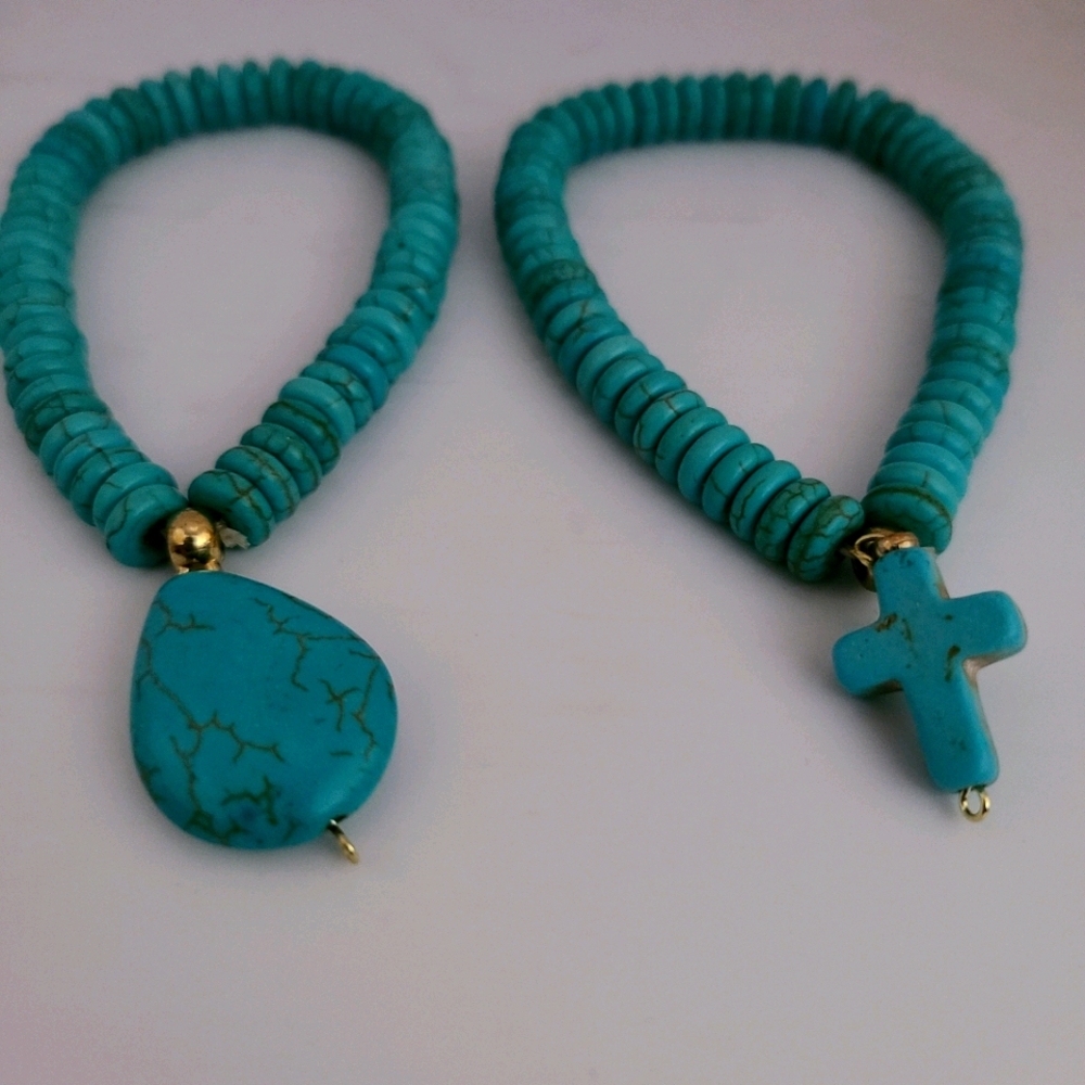 Handcrafted stretchy bracelets
